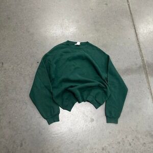 90s green blank crewneck sweatshirt